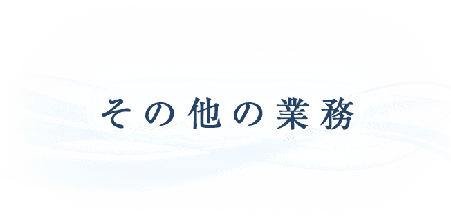 その他の業務